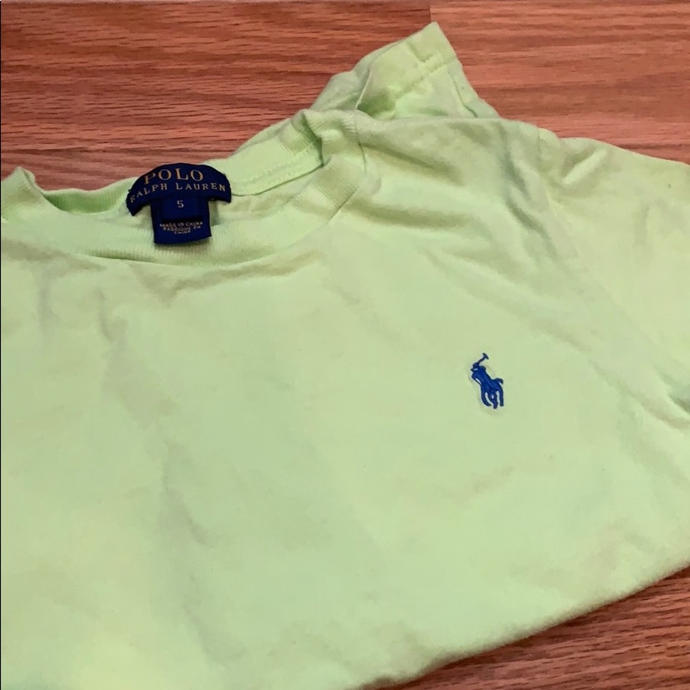 Boys size 5 polo Ralph Lauren cotton tee shirt